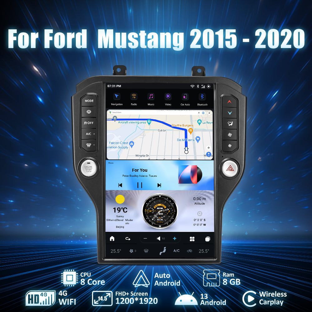 Ford Mustang 2015-23 14.5 inch Android Media Screen Unit