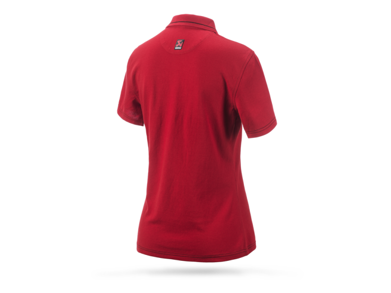 Akrapovic Corpo Polo Red Womens - XS