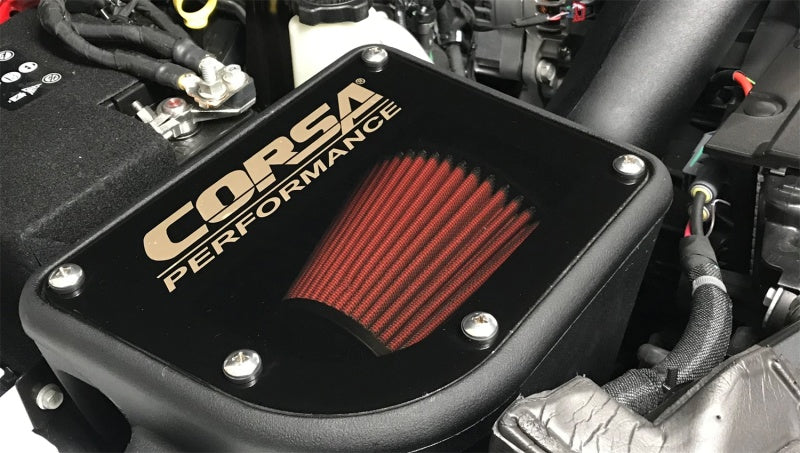 Corsa 2018-2025 Jeep Wrangler JL 3.6L V6 Cold Air Intake with DryTech Filter