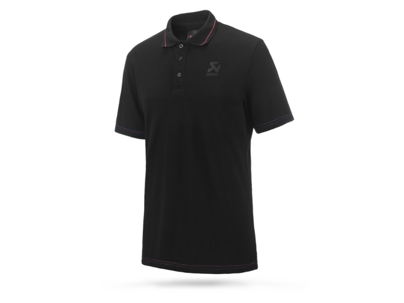 Akrapovic Corpo Polo Black Mens - XS
