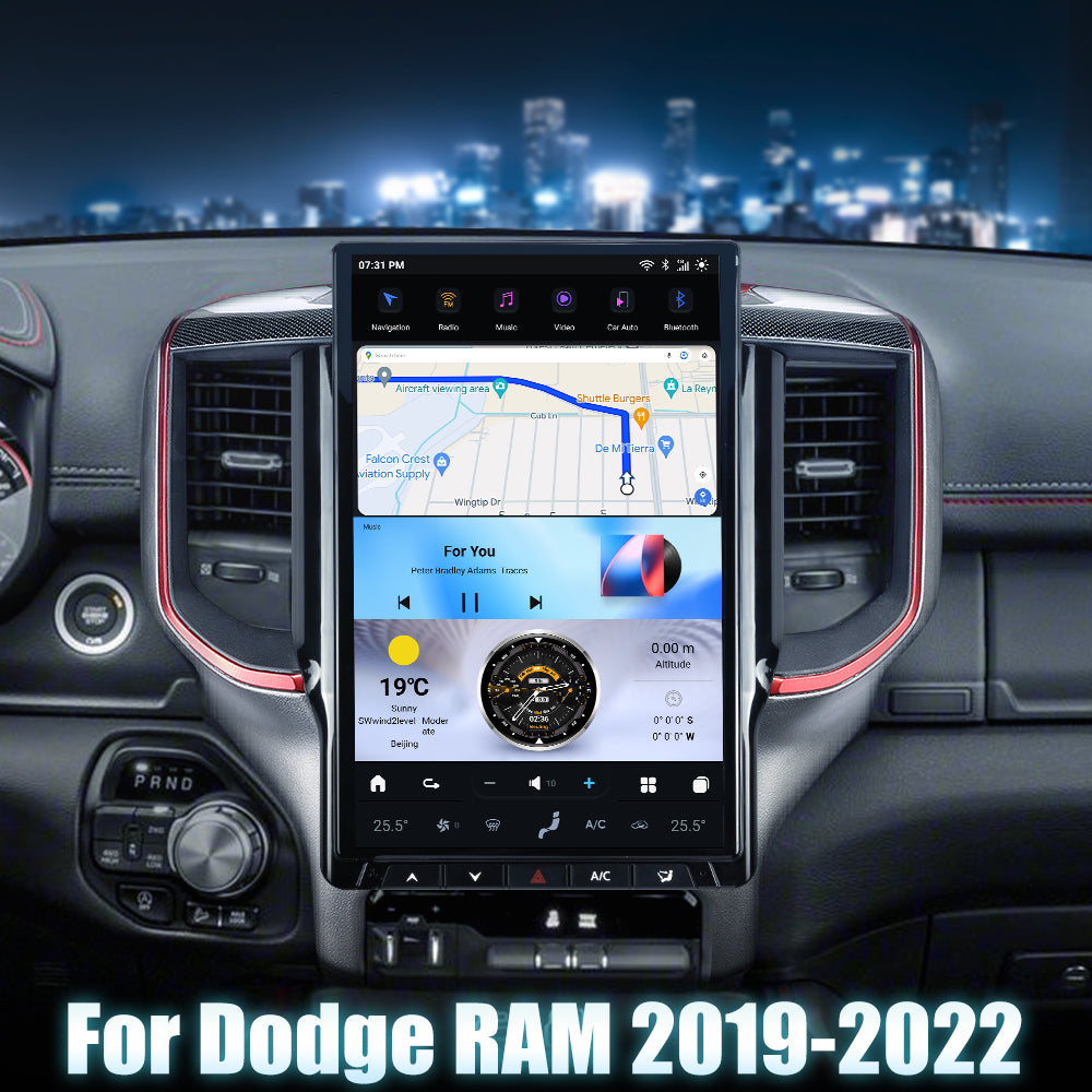 Dodge Ram 2019-22 14.4 inch Android Media Screen Unit