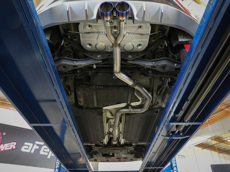 aFe Takeda 3in-2.5in 304 SS Axle-Back Exhaust w/ Black Tip 19-20 Hyundai Veloster I4-1.6L(t)