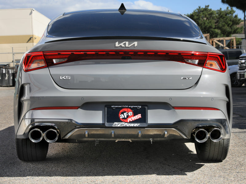 aFe Takeda 21-24 Kia K5 GT L4-2.5L (t) SS Axle-Back Exhaust System w/ Polished Tips