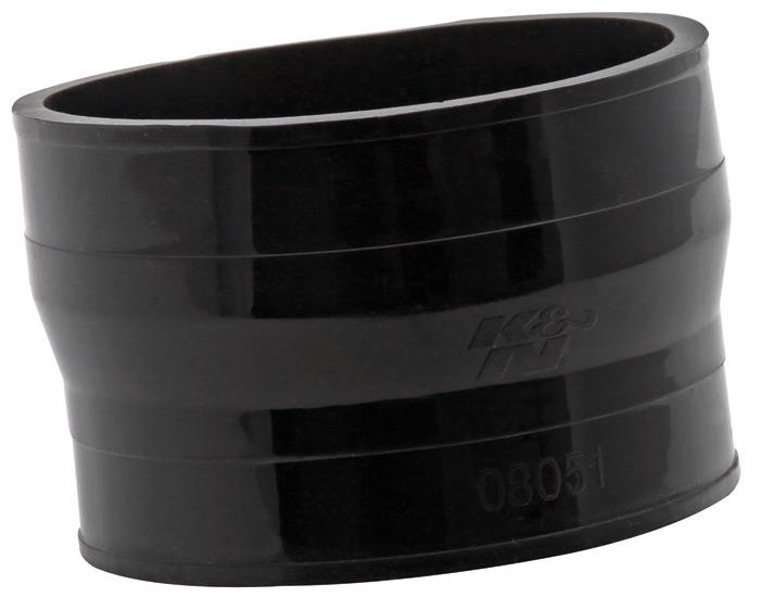 K&N Hose 3.5in To 3.25inid X 2.5inl Tprd Molded