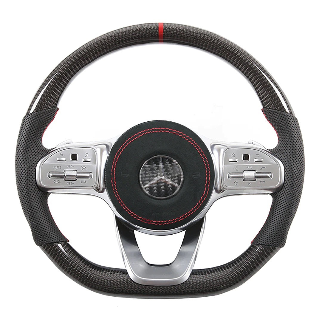 Mercedes Custom Carbon Fibre Steering Wheel C E CLA