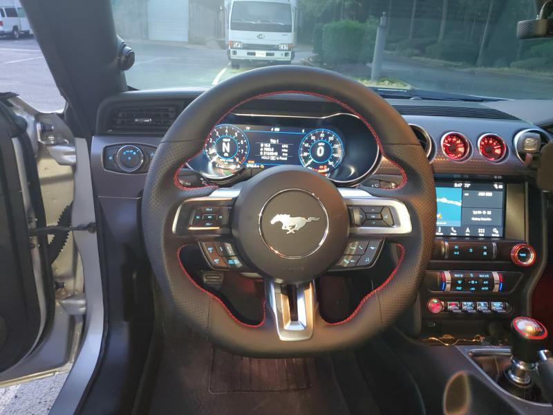 Mustang 2018-2023 Custom Leather Steering Wheel