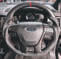 Ranger PX2 PX3 Carbon Fibre Custom Steering Wheel