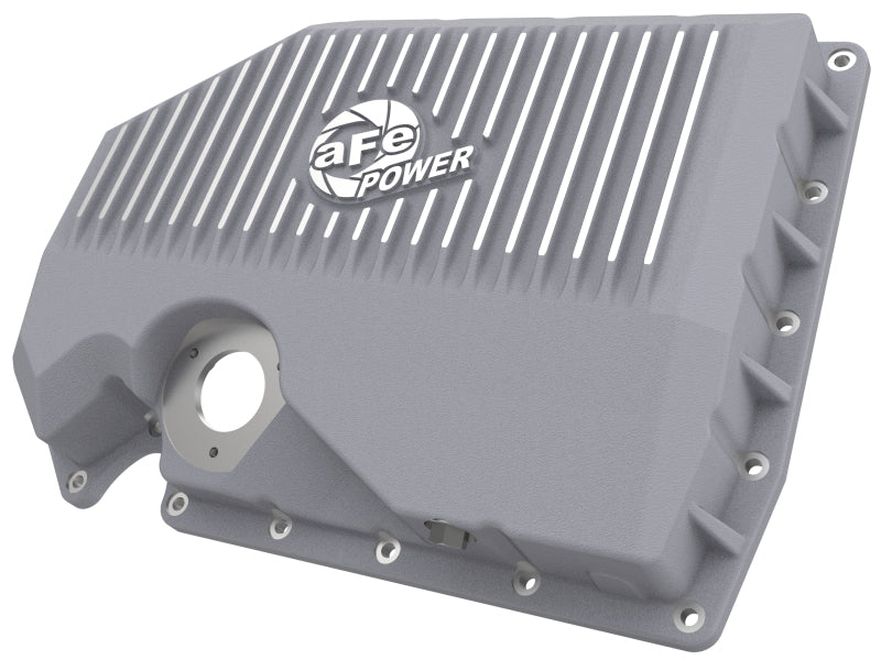 aFe 05-19 VW 1.8L/2.0L w/ Oil Sensor Engine Oil Pan Raw POWER Street Series w/ Machined Fins