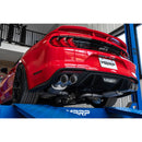 MBRP Mustang 2018+ 3" Cat Back, with Quad 4" Dual Wall Tips, Street Version, AL