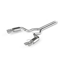 MBRP Mustang 2018+ 3" Cat Back, with Quad 4" Dual Wall Tips, Street Version, AL