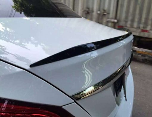Mercedes C63 Style Spoiler Sedan Matte Black W205 15'+