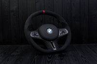 BMW Custom Leather Alcantara Steering Wheel 2020 on