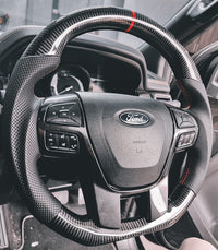 Ranger PX2 PX3 Carbon Fibre Custom Steering Wheel