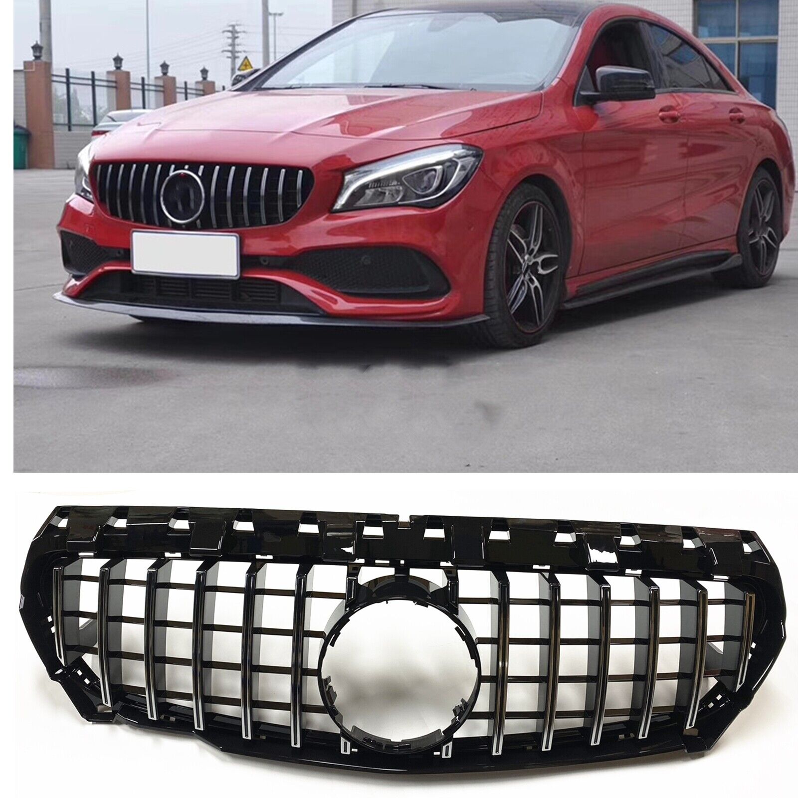 Mercedes CLA45 GT Panamericana Grille Silver W117